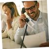 CAXUSD 3pcs Coiled Telephone Cord for Landline Phones Flexible Design for Communication Prevents Clutter for Use view 2