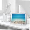 BRIGHTFUFU Adjustable Laptop Stand White Desk Tablet Holder Height Adjustable Stand for Desktop view 4