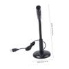 Alasum Condenser Microphone USB Bendable Desktop Recording for Streaming Gaming Low Noise Webcast Microphone view 3