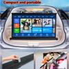 TAJMDGW Portable Retractable Projector Screen, Small Tabletop Movie Screen, 30" 40" 50" Floor Standing Projection Screens for Home Theater Office School(30inch) view 2