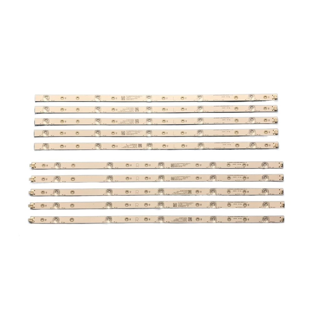 AGJPXFR LED Backlight Strip 5+5 Lamp Fit for Philips 55 TV LB-GM3030-GJ0D22555X10AN22-R-1-H 55pus7304/12 55pus6704 55PUS7394 55PUS7504