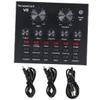 Alasum 1set Professional Live Sound Card Audio Mixer Usb Mobile Audio Mixer Kit for Streaming Ktv and Podcasting Includes Noise Reduction and Sound Effects for Beginners view 1