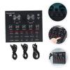 Alasum 1set Professional Live Sound Card Audio Mixer Usb Mobile Audio Mixer Kit for Streaming Ktv and Podcasting Includes Noise Reduction and Sound Effects for Beginners view 4