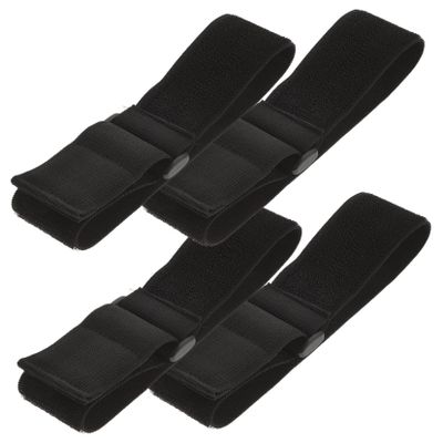CIYODO 4pcs Heavy Duty Straps Elastic Hook and Loop for Ladder Rack Cable Management Phone Pouch Camping Cinch Strap