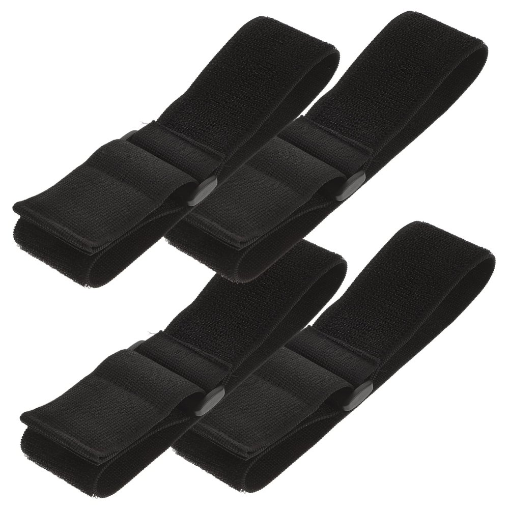 CIYODO 4pcs Heavy Duty Straps Elastic Hook and Loop for Ladder Rack Cable Management Phone Pouch Camping Cinch Strap