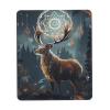 Mouses Pad Small Mouses Mat with Anti-Slip Rubber Base Fantasy Deer Mouses Pads for Man Woman Computer Mouses pad for Wireless Mouses Keyboard Mat Gaming Desk Pad for Home 7 x 8.6 in view 1