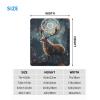 Mouses Pad Small Mouses Mat with Anti-Slip Rubber Base Fantasy Deer Mouses Pads for Man Woman Computer Mouses pad for Wireless Mouses Keyboard Mat Gaming Desk Pad for Home 7 x 8.6 in view 2