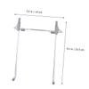 ARTIBETTER Portable Laptop Stand Foldable Aluminum Rack Cooling Notebook Holder Space-Saving for Gaming Home Office Travel Grey view 2