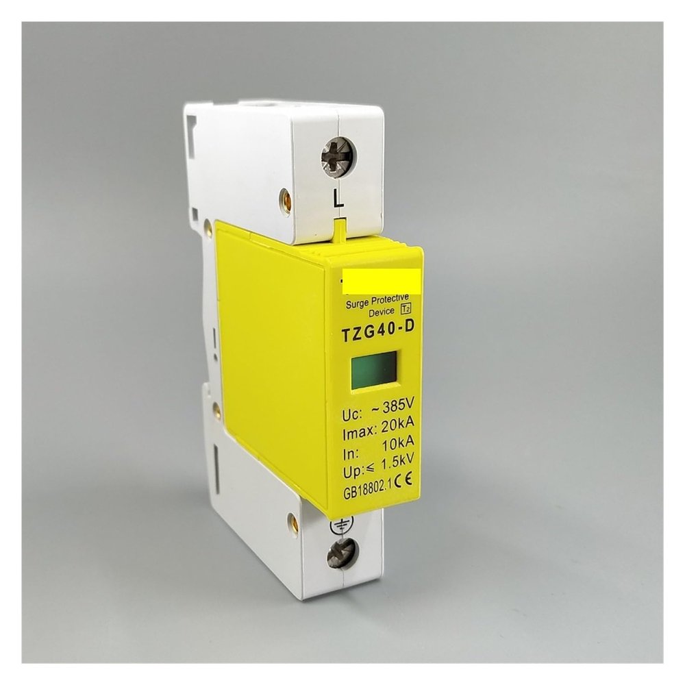 AC 1P 10KA~20KA D ~385V House Surge Protector Protection Protective Low-Voltage Arrester Device Circuit Breaker