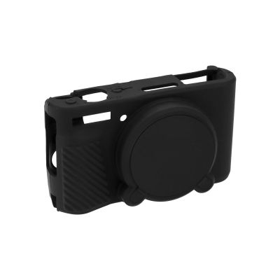 Be In Your Mind 1Pc Camera Case Silicone Protective Case Soft Rubber Cover to Prevent Falling Compatible with Canon PowerShot SX740 SX730 HS Black