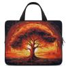 Laptop Case Sleeve 17inch Shockproof Laptop Case Burning Tree of Life Laptop Sleeve Carrying Case view 1