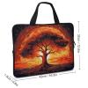 Laptop Case Sleeve 17inch Shockproof Laptop Case Burning Tree of Life Laptop Sleeve Carrying Case view 2
