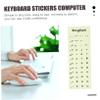 CAXUSD Fluorescent Keyboard Sticker Lettering Stickers for Laptop Night Light Keyboard Decals view 3