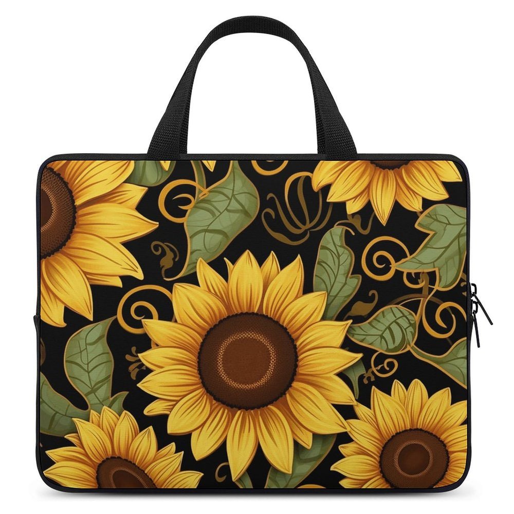 Laptop Case Sleeve 17inch Shockproof Laptop Case Beautiful Sunflower Laptop Sleeve Carrying Case