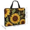 Laptop Case Sleeve 17inch Shockproof Laptop Case Beautiful Sunflower Laptop Sleeve Carrying Case view 2
