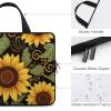 Laptop Case Sleeve 17inch Shockproof Laptop Case Beautiful Sunflower Laptop Sleeve Carrying Case view 3