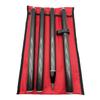 LS2015 1.8M Land Surveying Equipment RTK Carbon Fiber Surveying Prism Pole, 4 Section Survey Pole, with 5/8X11 Thread, 4 Section Prism Pole with Level Bubble and Soft Bag view 1