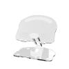 Acrylic Tablet Stand, Desktop Rotating Tablet Stand, Foldable Lazy Anti-Slip Support Stand for Tablets, Cell Phones, Learning Machines, Etc.(White) view 1