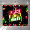 Black History Month Backdrops for Photoshoot 12x10ft Vinyl Black History Month Photography Backdrop African American Celebration Photo Backdrop Black History Month Party Background Decorations Props view 1