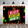 Black History Month Backdrops for Photoshoot 12x10ft Vinyl Black History Month Photography Backdrop African American Celebration Photo Backdrop Black History Month Party Background Decorations Props view 2