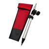 LS2015 Mini Stakeout Prism Pole, Mini Handheld Prism Poles 60cm with Twist Lock for Prism Total Station Surveying Stakeout Surveying Prism Pole for Swiss Type, with Level Bubble and Soft Bag view 1
