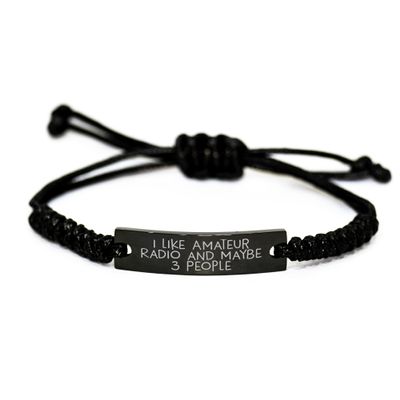 I Like Amateur Radio And Maybe 3 People Christmas Rope Gift for Amateur Radio Enthusiasts from Friends