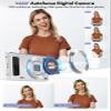 4K Digital Camera, 48MP Autofocus Cameras for Photography,Vlogging Compact Camera with Front and Rear Camera, 16X Zoom Protable Point and Shoot Cameras with 32GB SD Card,Anti-Shake,2 Batteries view 2