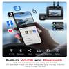 3 Channel 4K Dash Cam, STARVIS 2 IMX675, 4K+1080P+1080P Front Inside and Rear Triple Car Camera, Built in GPS WiFi Dash Camera for Cars, IR Night Vision, 24H Parking Mode,Support 256GB Max view 4