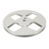 ANGGREK 1/4 7 Inch Empty Reel, Open Reel Takeup Reel Low Noise Aluminum Alloy 4 Hole for Reel to Reel Tape Player (Silver) view 1