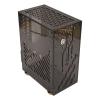 ANGGREK Mini Computer Case, Strong Acrylic 4.3L Micro ITX PC Case 360 Degree Cooling Metal for Flex 1U Power (Black) view 1