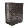 ANGGREK Mini Computer Case, Strong Acrylic 4.3L Micro ITX PC Case 360 Degree Cooling Metal for Flex 1U Power (Black) view 2