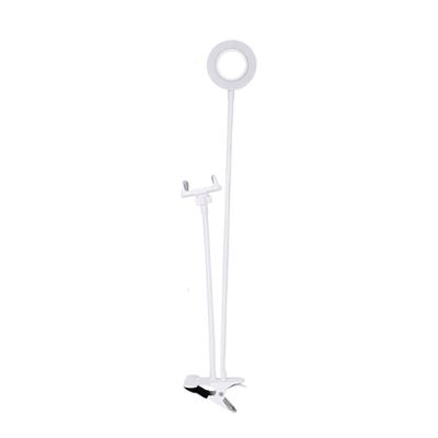 RORPOIR USB Selfie Lamp Brightness Led Fill Light Bracket for Phone Photography Makeup and Live Streaming White Design