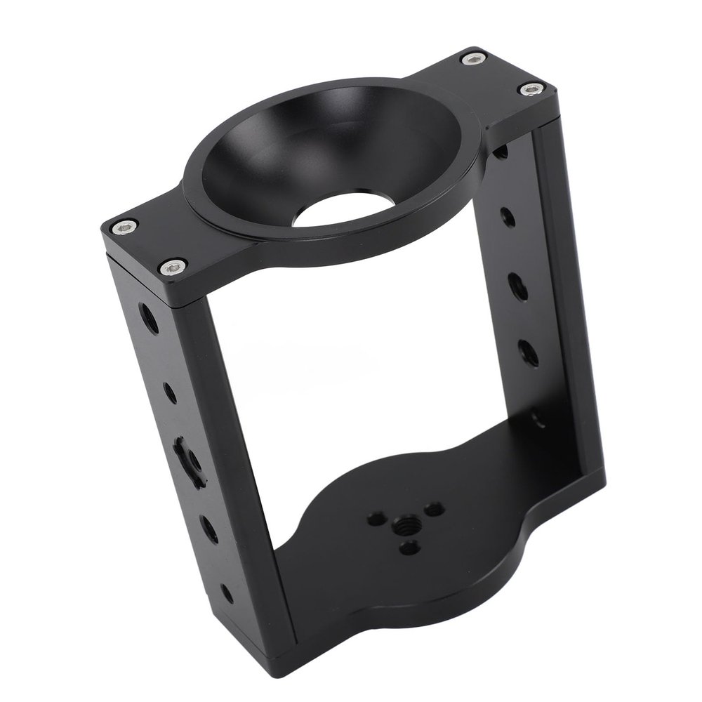 75mm Tripod Head Bowl Riser, Easy to Operate 10kg Load Capacity Anti Corrosive Half Ball Flat to Bowl Adapter Converter Riser for DSLR Rail Slider