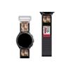 20mm 22mm Universal Nylon Watch Strap Fit for Garmin Forerunner 245/645 Music/Garmin vivoactive 3 Music Sports Band(Black camouflage,For Width 22mm) view 1