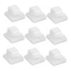 MERRYHAPY 50pcs Large Adhesive Hooks Cord Covers for Wires on Floor Wire Ties Wire Wall Clips Cord Management Clips Wire Organizer view 1