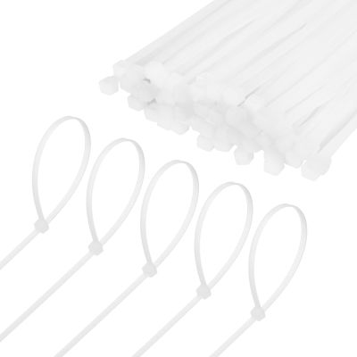 M METERXITY 1000-Pack Nylon Zip Ties 12 Inch 40 Lbs Nylon Cable Wire Ties Self-Locking Cable Zip Ties for Indoor/Outdoor/Home/Office/Garden/Workshop/Bundling Securing [White]