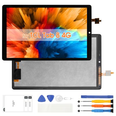 LCD Display for TCL Tab 8 4G - for TCL Tab 8 4G Screen Replacement for TCL Tab 8 4G LCD Display 9132g 9132x 9132x2 9048S LCD Touchscreen Digitizer Panel Glass Full Assembly with Tools