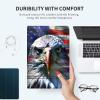 GFRGTFHYT for iPad Air 13 Inch Case M2 2024 for Women Men PU Leather Slim Lightweight Folio Kickstand Multi-Angle Stand Smart Shell Cover with Auto Wake/Sleep,Eagle American Flag view 3