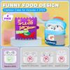 2-Pack Funny Case for Airpods 4 Cute (2024), 3D Cartoon Cute Airpods 4 Case Food Design Silicone Cover Compatible for Airpods 4 Case Airpod 4 Accessories with Keychain(Sport Water & Purple Potato) view 2
