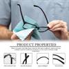LNQ LUNIQI 1 Pair TR90 Bright Black Glasses Replacement Arms Glasses Double Convex Teeth 5mm Replacement Temple with Screws, Screw Washers and 3-in-1 Screwdriver (Gloss Black 5mm) view 3