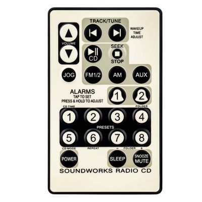 CD740RC Replacement Remote Control Applicable for Cambridge SoundWorks 740, Soundworks Radio CD 740