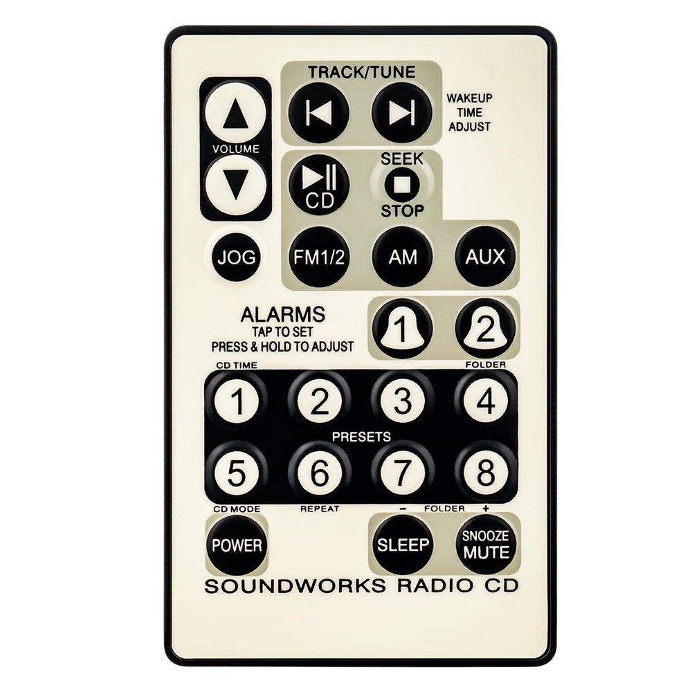 CD740RC Replacement Remote Control Applicable for Cambridge SoundWorks 740, Soundworks Radio CD 740
