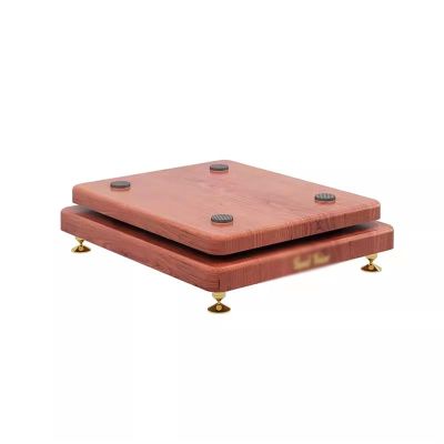 GenSDH Monitor Speaker Stands Speaker Tray Base Shockproof Shockproof Plate Floor Standing Audio Subwoofer Stand Partition Host Shock Absorption Studio Monitor Stand,One Color-25 * 30 * 8cm