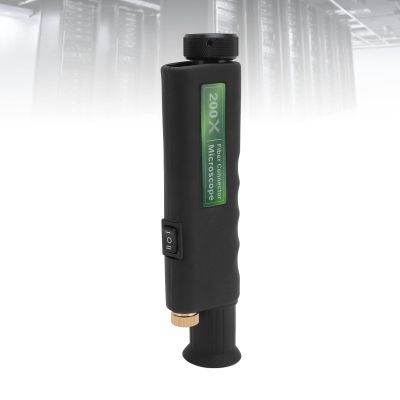 Fiber Optic Microscope 200X 400X Magnifying High Magnification Cable End Inspection Handheld Tool for Precision Fiber Analysis