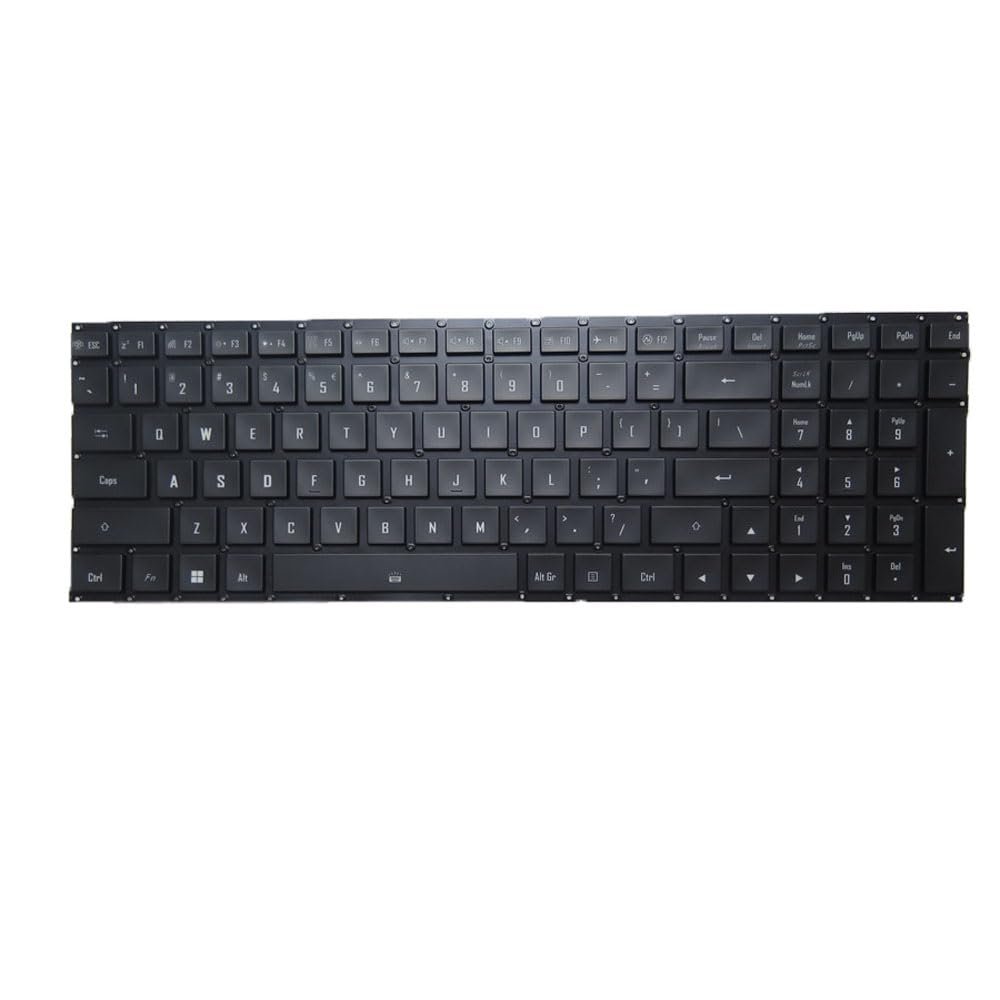 Laptop No Backlit Paper Keyboard for Gigabyte for AORUS 15P (for Intel 11th Gen) for AORUS 15P KD XD YD RX5L RTX3070 English US Black No Frame New