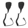2 PacksHeavy Speaker Mic for Baofeng Radios BF-F8HP UV-82HP UV-5R UV82 UV82C UV5R5 UV5RA UV5RE UV5X3 and Kenwood BTECH Retevis rt21 rt22 and Samcom Ham Radio, Police Walkie Talkie Mic view 1