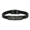 Amateur Radio Enthusiast's Unique Gift for Christmas, Interlaced Leather Bracelet with Funny Quote - Gifts from Friends to Men view 1
