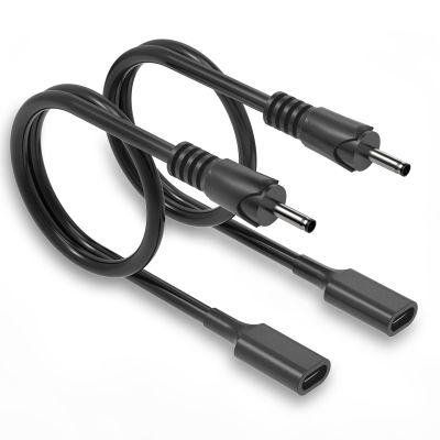 3.28Ft 5V DC Power Cord USB C to DC 3.5mm x 1.35mm Barrel Jack Adapter Connector Charging Cable Plug for Camera, Power Bank, DVR, Recorder, Webcam Router, Scanner, 2Pack