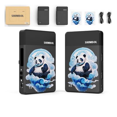 Shimbol TP Max Mini Wireless Video Transmission Systems 1000ft 350m 5G 1080P HDMI Video Transmitter and Receiver Low Latency Suitable to Connect Multiple Devices for Live Streaming, Shooting