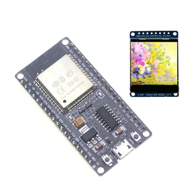 OTDOGUO 1Set ESP32F Module Development Board CH340 Driver Wireless with 1.44 Inch Color Screen